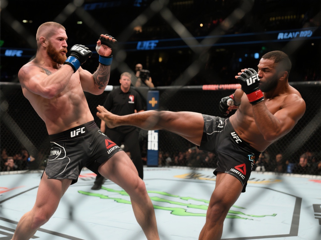 顶尖竞技对决——那些令人难忘的瞬间
在多场UFC