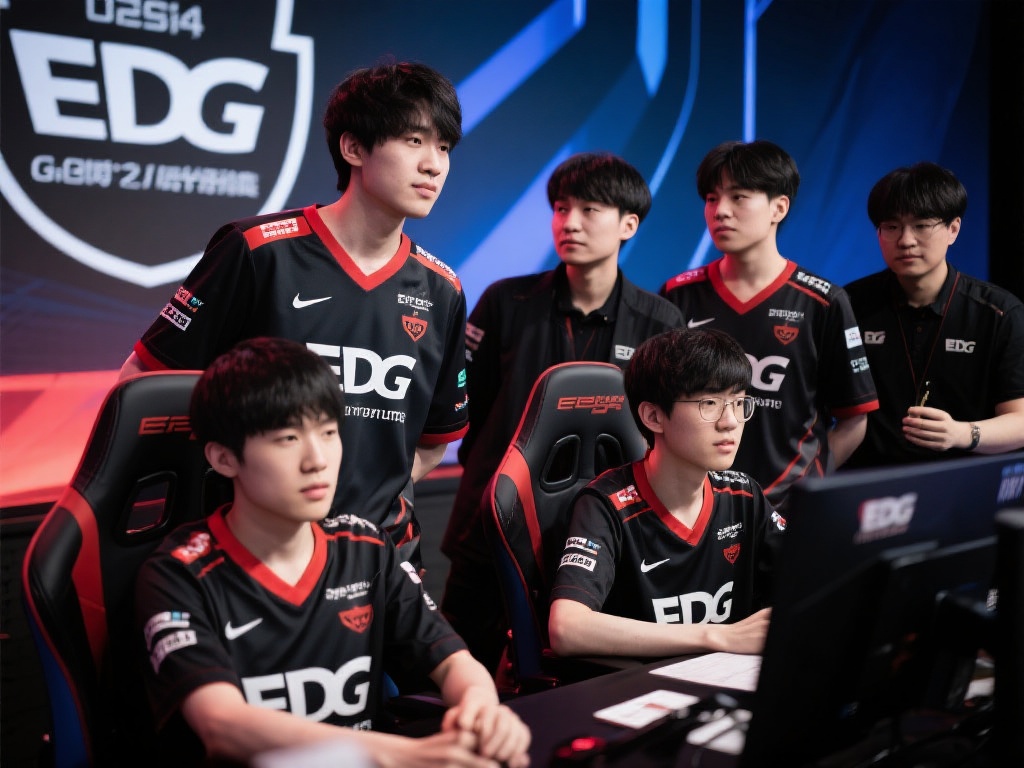 通过多年的努力，EDG还培养了一批顶尖选手，他们的