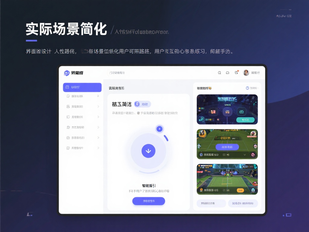 界面设计人性化，交互简洁易用
平台的UI界面风格